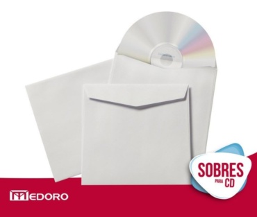 SOBRE PARA CD SIN VENTANA 127 X 127 Obra 1ra.