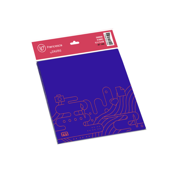 SOBRES PARTICIPACION BLANCO AZUL  153 x 164 mm - 120 gr. Solapa engomada