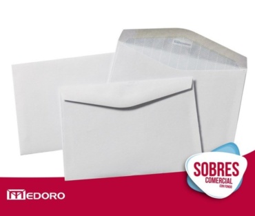 Sobre Comercial 63 gr. Con fondo.
