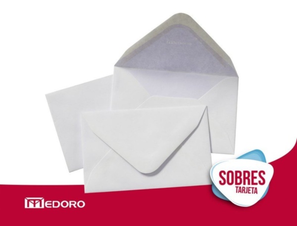 SOBRE PARA TARJETAS PERSONALES  Obra 70gr. 70 x 105 mm. Con fondo engomado