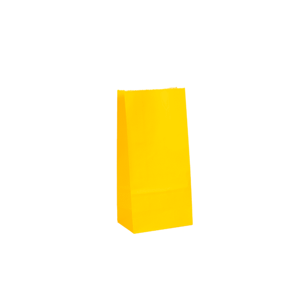 Bolsa fondo cuad 12,5x7,5x26 24 paqx25 amarillo