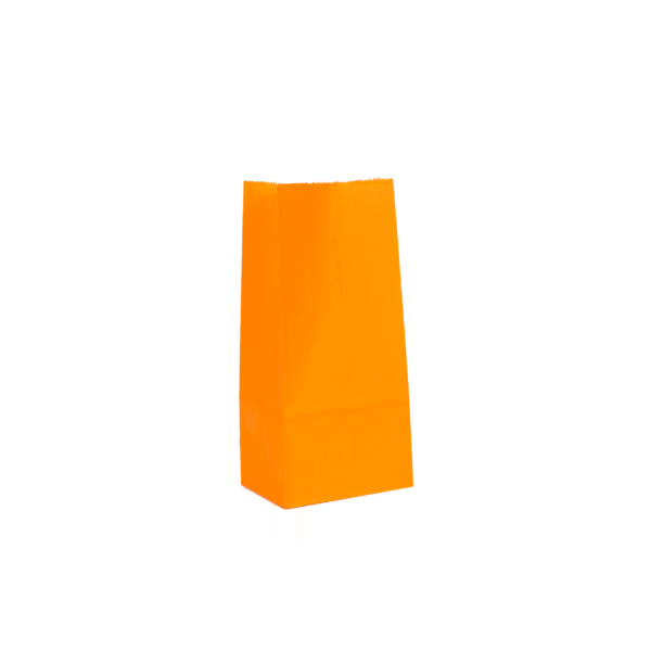 Bolsa fondo cuad 12,5x7,5x26 24 paqx25 naranja
