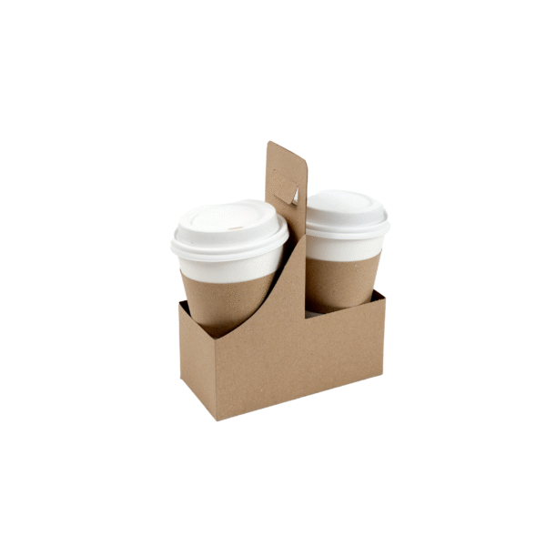 CARRY TRAY PARA 2 VASOS CAFÉ / BEBIDAS 15X7,4X7 CM - Image 3