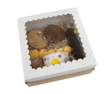 CAJA BASE MICRO TAPA CART. C/VENT. 30X30