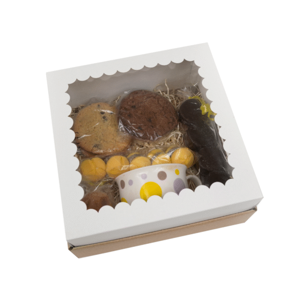 CAJA BASE MICRO TAPA CART. C/VENT. 30X30