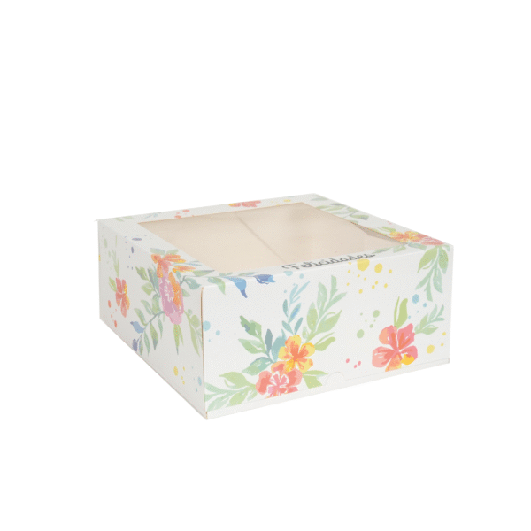 CAJA MULTIUSO CON VENTANA 25X25X10 FELICIDADES - Image 2