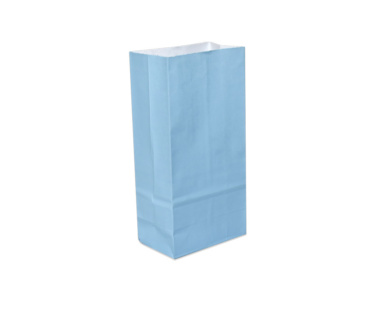 Bolsa fondo cuad 12,5x7,5x26 24 paqx25 celeste pastel