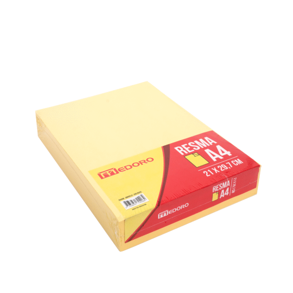 RESMAS DE 500 HOJAS A4 210X297 AMARILLO