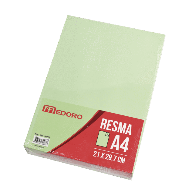 RESMAS DE 500 HOJAS A4 210X297 VERDE - Image 2
